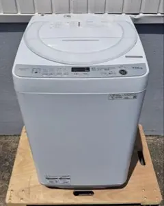 SHARP 7kg洗濯機 2022年製 ES-GE7F-Wのサムネイル