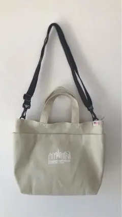美品　Manhattan Portage トートバッグ　ショルダー　ベージュ