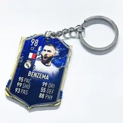 FIFAベンゼマ CF 98 キーホルダー 新品