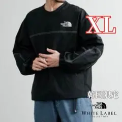 韓国限定 ノースフェイス ホワイトレーベル アルバニークルーネック XL 黒