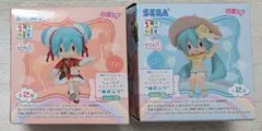 初音ミク　ふわぷち　ちょこのせ　ミニフィギュア　Vol.2　水着　中華街　セット