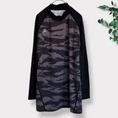 メンズ　【バートル】　裏フリース　インナー　【L】　カモフラ　防寒　作業インナーのサムネイル