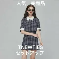 Tnewties《パズルのラストピース》セットアップ ブラウスL スカートS