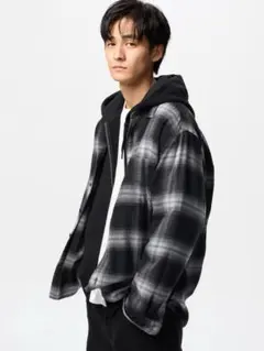 【UNIQLO】 フランネルシャツ/チェック