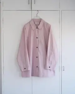 【anuke】Over Pocket Shirts　長袖シャツ ピンクのサムネイル