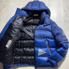 モンクレール MONCLER and wander ダウン 青 2