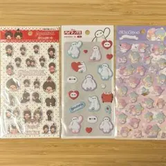 モンチッチ ベイマックス キキララ リトルツインスターズ シール