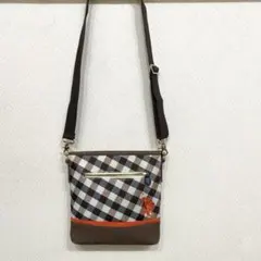 U.S. POLO ASSN. チェック柄ショルダーバッグ