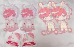 あんスタ アニカフェ アクスタ ステッカー 缶バッジ 天城一彩 白鳥藍良