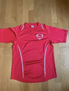 【NIKE】ナイキ プラシャツ メンズL レッド サッカー フットサル 練習着のサムネイル