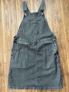 ユニクロ　デニム ジャンバースカート 160cm