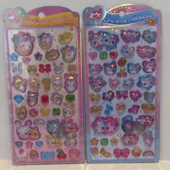 【正規品】うるちゅるポップシール　まじかるみゅーちゃん　フワフワらびちゃん