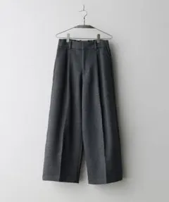 今季冬！新品同様品！「WYM」ダブルフェイスドディープタックバギースラックス