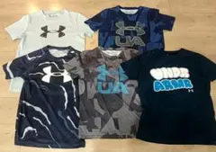 ⑳　アンダーアーマーTシャツ　半袖　5枚セット　YXL