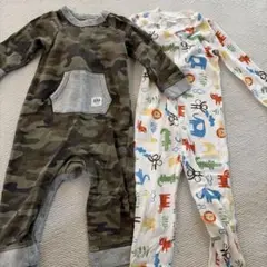 babyGAP ロンパース 長袖 18-24m／海外ベビー服 90／2点セット