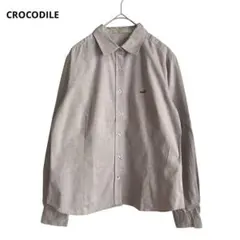 （268）クロコダイル レディース 長袖　シャツ ブラウス M