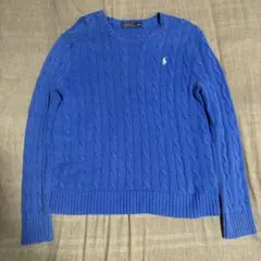 Polo Ralph Lauren ケーブルニット ブルー