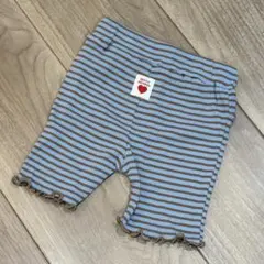 【新品・未使用】futafuta デイリーライン　ボーダーサイクルパンツ　95
