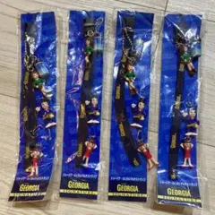新品・未開封・未使用・非売品 ジョージア らくちんマルチストラップ 4つまとめ売