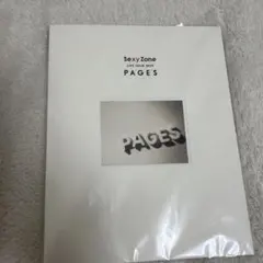 Sexy Zone LIVE TOUR 2019 PAGES パンフレット