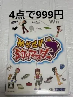 ⭐️24時間以内発送⭐️ めざせ‼︎釣りマスター　Wii ソフト　任天堂