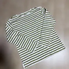 無印良品【未使用】太番手ボートネック長袖Tシャツ　XL