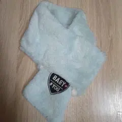 ライトブルー マフラー BABY #YOU