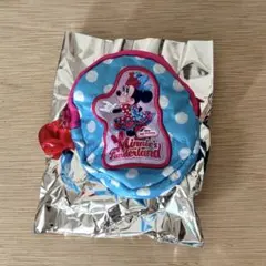 ディズニー　パルパルーザ　ミニーのファンダーランド　カプセルトイ　ポーチ　水色