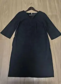 アンタイトル　ワンピース　ネイビー