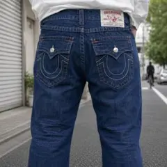 TRUE RELIGION RICKY ヴィンテージ加工 デニムW32 - メルカリ