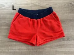 THE NORTH FACE フリースショートパンツ Lオレンジ色