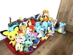 ポケモン　ぬいぐるみ　まとめ売り39個　ポケモン30体以上　バック2個
