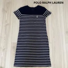 ポロラルフローレン ☆半袖 ボーダー ワンピース