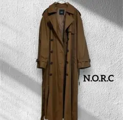 訳あり ポケット内リペア N.O.R.C byTHE LINE トレンチコートのサムネイル