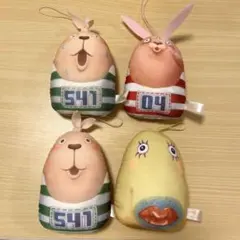 ウサビッチ グッズ プーチン キレネンコ レニングラード コマネチ まとめ売り ウサビッチ（プーチン・キレネンコ）・コマネチ キーホルダー