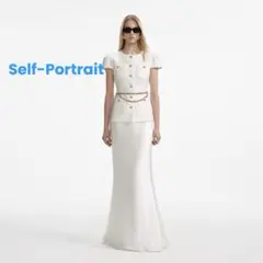 ❇️Selfportrait正規25秋新作セルフポートレートロングドレス