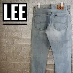 リーLee古着デニムパンツW32 テーパードジーンズLM4933
