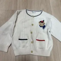 familiar ファミリア　100 カーディガン