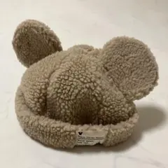 ミッキーマウス　耳付きボア帽子　東京ディズニーリゾート