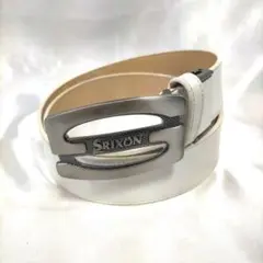 SRIXON スリクソン メンズ ゴルフ ベルト 白