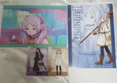 葬送のフリーレン　クリアビジュアルポスター　クリアカード　4点セット