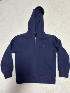 Polo Ralph Laurenネイビー 裏起毛 キッズパーカー