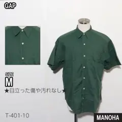 GAP　トップス　メンズ　半袖シャツ　ボタン　前開きシャツ　古着