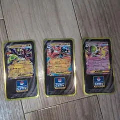 【限定品】3種セット ポケモン ステッカー ジムバトル ポケモンカードのサムネイル