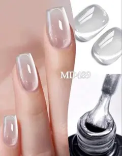 Magnetic gel, gel nail art, microparticles, magnet, smooth finish.