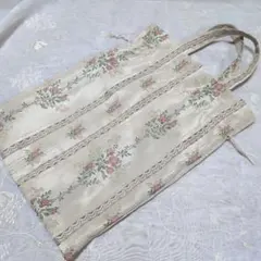 フラメンコシューズケース花柄刺繍トートバッグ