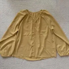 Futier land マスタード ブラウス