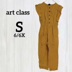 art class【S(6/6X)】マスタード オールインワン サロペット 古着