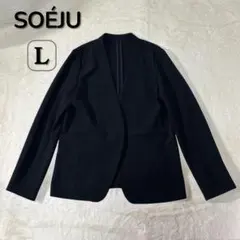 2026年最新】SOÉJU カラー：ブラック系 レディース ノーカラー