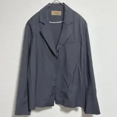 アメリ　テーラードジャケット　グレー　オフィス　通勤　綺麗め　上品　ヴィンテージのサムネイル
